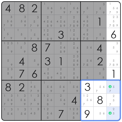 xy wing sudoku